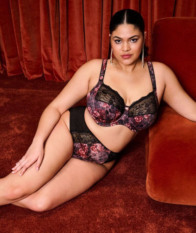 Elomi Morgan Underwired Bra - Dark Romance Bras 