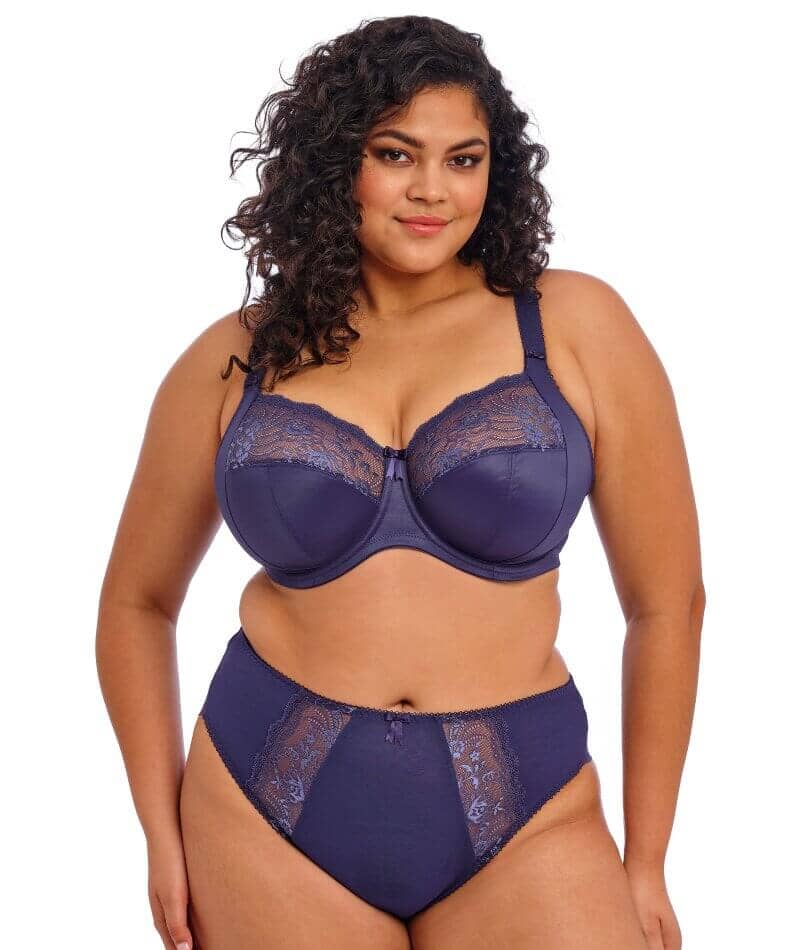 Elomi Morgan High Leg Brief - Midnight Knickers 