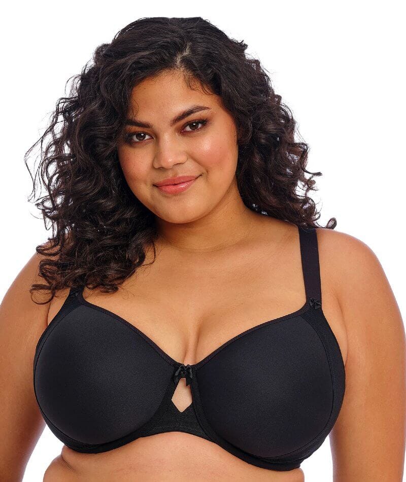 Elomi Nerina Underwired Moulded Spacer Bra - Black Bras  
