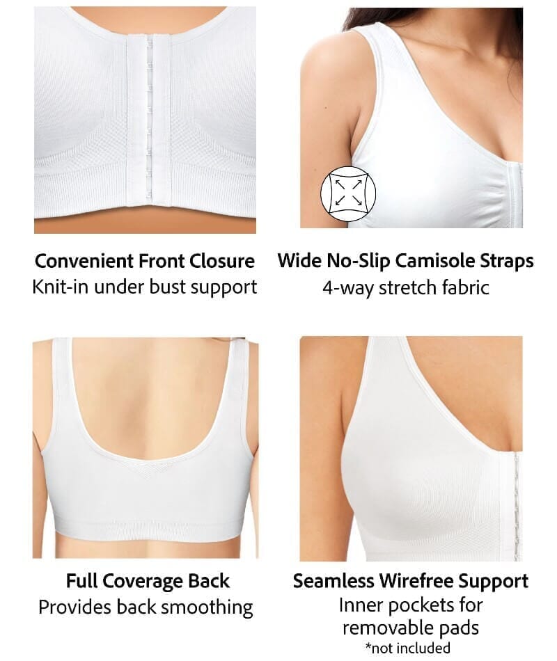 Exquisite Form Fully Wire-Free Original Support - Black Bras 