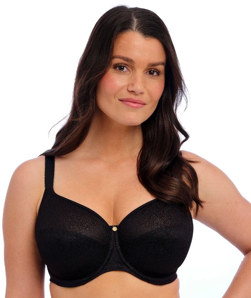 Fantasie Demure Underwired Moulded Non-Padded Bra - Black Bras  