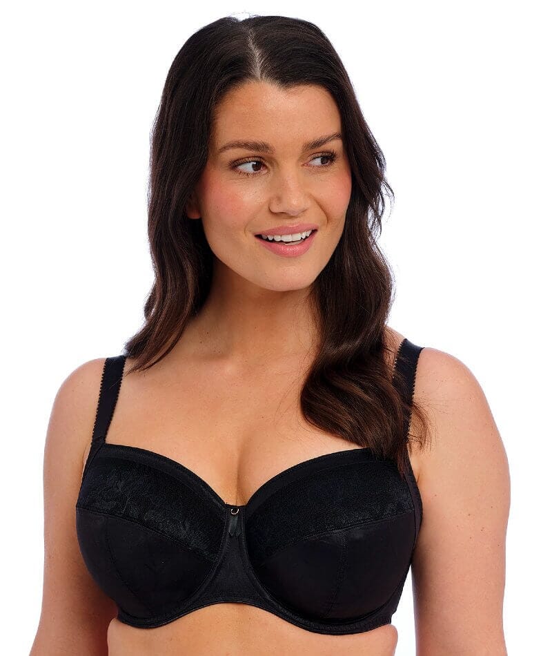 Fantasie Illusion Underwired Side Support Bra - Black Bras  