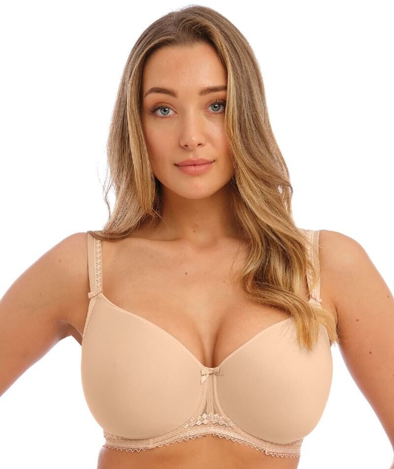Fantasie Rebecca Moulded Spacer with Embroidery Underwired Bra - Nude Bras  