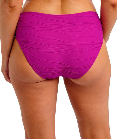 Fantasie Swim Beach Waves Mid Rise Bikini Brief - Bright Fuchsia