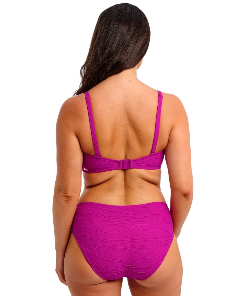 Fantasie Swim Beach Waves Mid Rise Bikini Brief - Bright Fuchsia