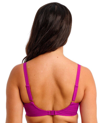 Fantasie Swim Beach Waves Underwire Gathered Full Cup Bikini Top - Bright Fuchsia