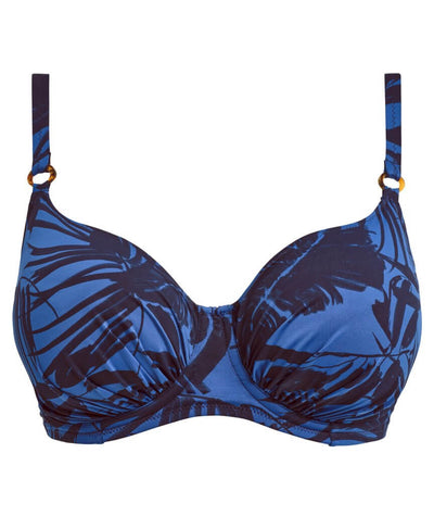 Fantasie Swim Malabar Coast Underwire Gathered Full Cup Bikini Top - Midnight