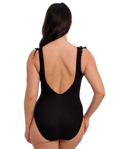 Fantasie Swim Ottawa Underwired Plunge One Piece Swimsuit - Black