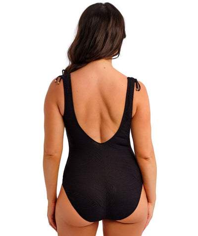 Fantasie Swim Ottawa Underwired Plunge One Piece Swimsuit - Black
