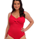 Fantasie Swim Ottawa Underwired Twist Front One Piece Swimsuit - Radiant Red