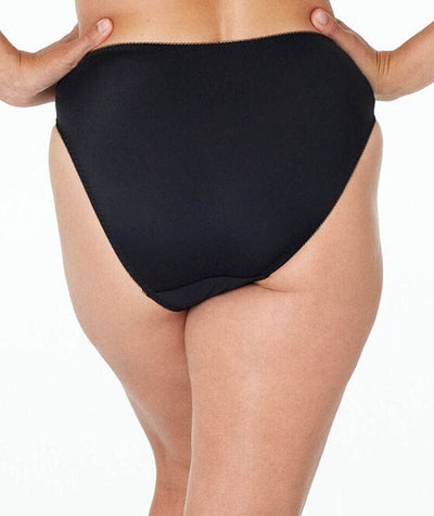 Fayreform Coral High Cut Brief 2 Pack - Black/Latte Knickers 