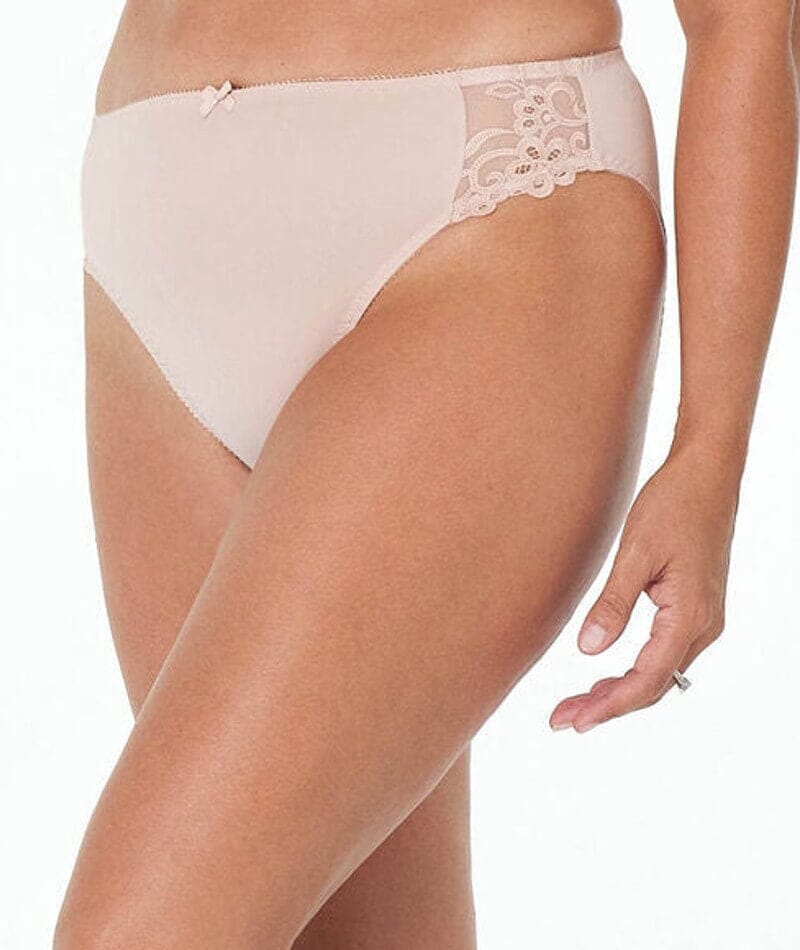 Fayreform Coral High Cut Brief 2 Pack - Black/Latte Knickers 