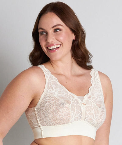 Fayreform Midnight Express Wire-Free Bra - Egret Bras 