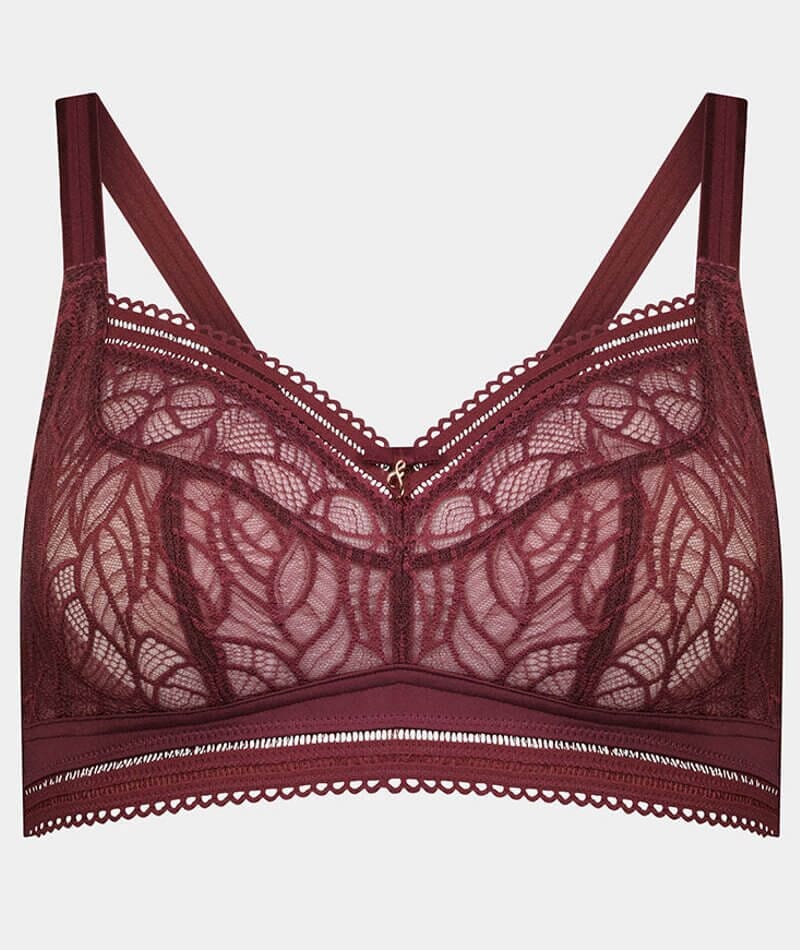 Fayreform Mysterious Wirefree Bra - Windsor Wine Bras 