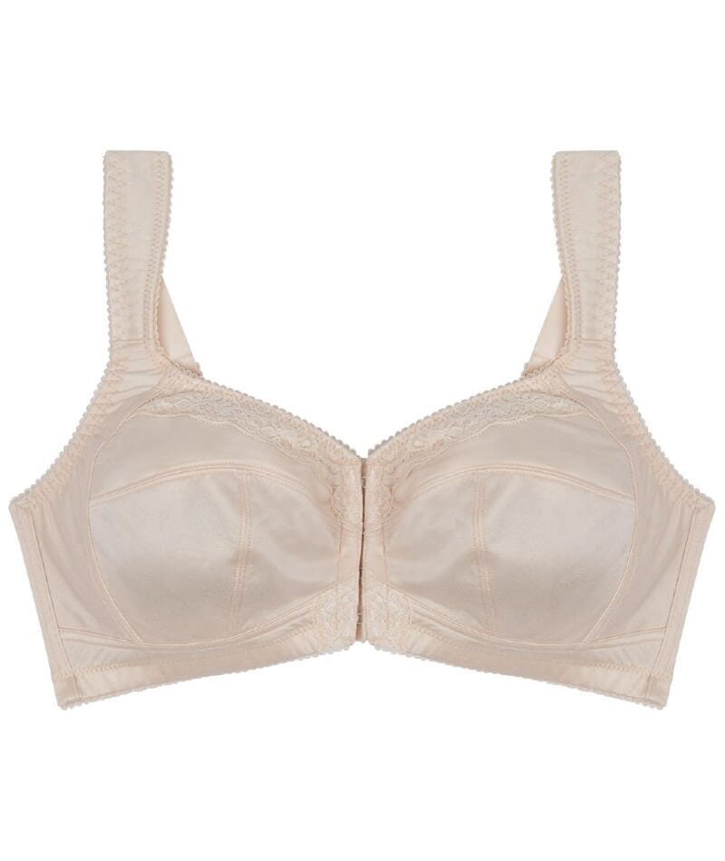 Fayreform Ultimate Comfort Front Closure Soft Cup Wirefree Bra - Pink Champagne Bras 