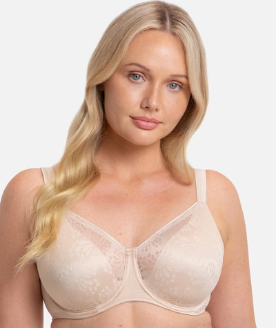 Triumph Lacy Minimizer Bra - New Beige – 10D