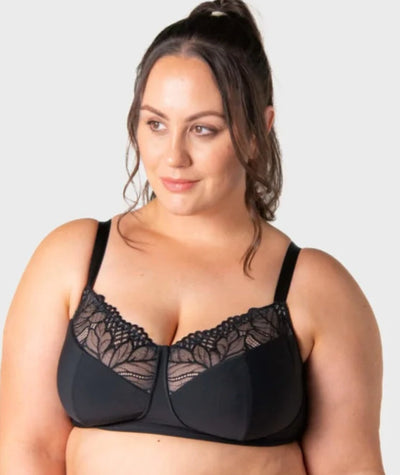 Evolve Luxe Wire-Free Full Cup Bra - Black – 14DD