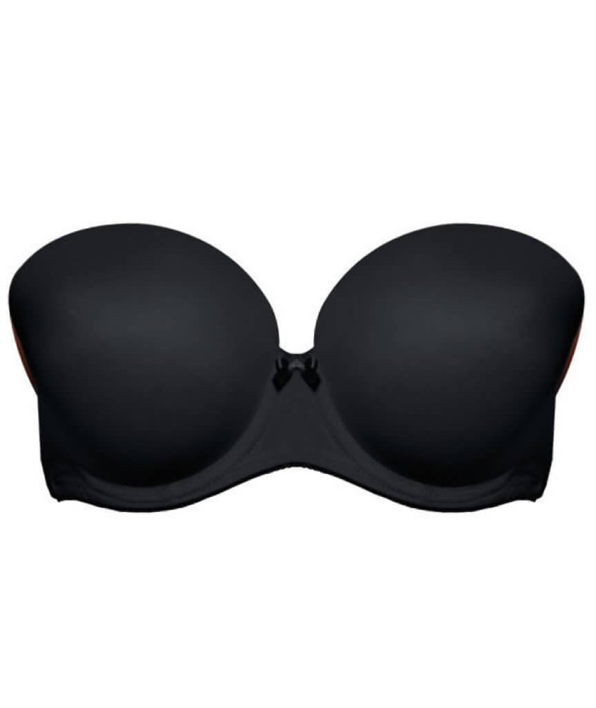 Freya Deco Underwired Moulded Strapless Bra - Black
