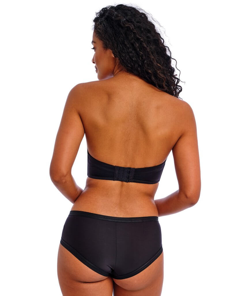 Freya Deco Underwired Moulded Strapless Bra - Black