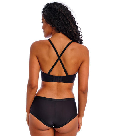 Freya Deco Underwired Moulded Strapless Bra - Black