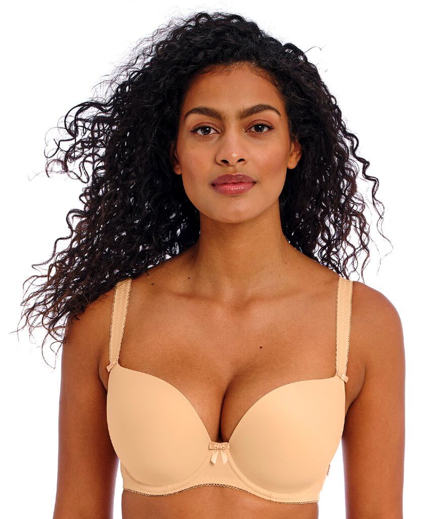Freya Deco Moulded Plunge Bra - Nude 