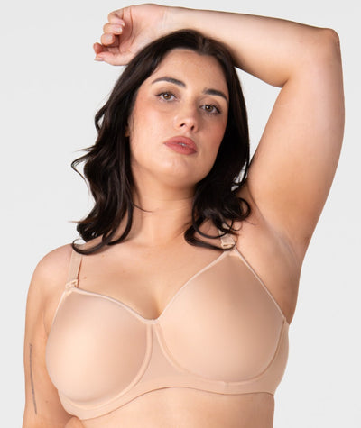 Hotmilk Obsession 2.0 Maternity & Nursing T-Shirt Bra - Frappe – 10E