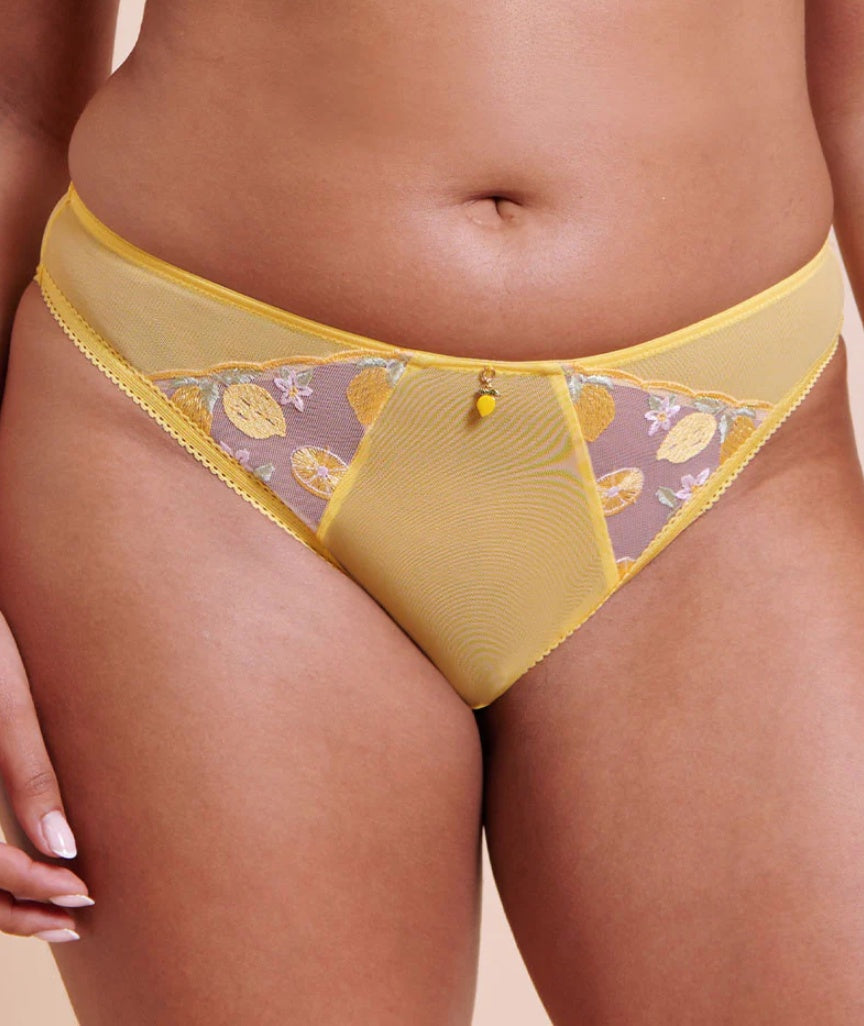 Curvy Kate Limoncello Tanga Brief - Lemon Blush 