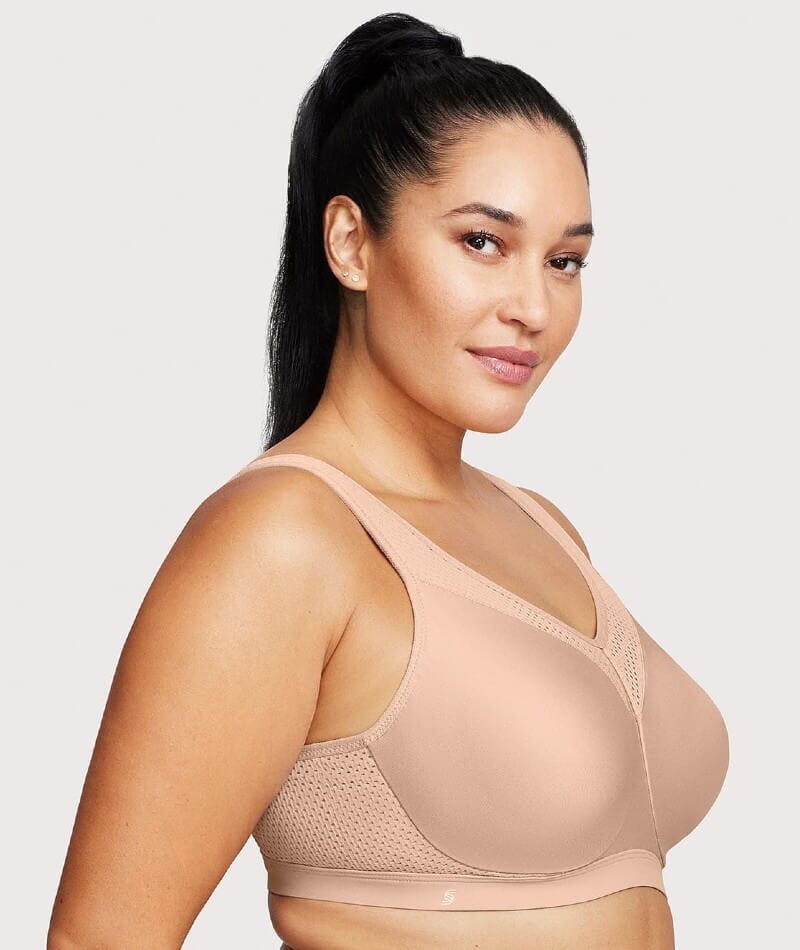 Glamorise High Impact Underwire Sports Bra - Cafe Bras 