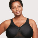 Glamorise Magiclift Active Support Wire-Free Bra - Black