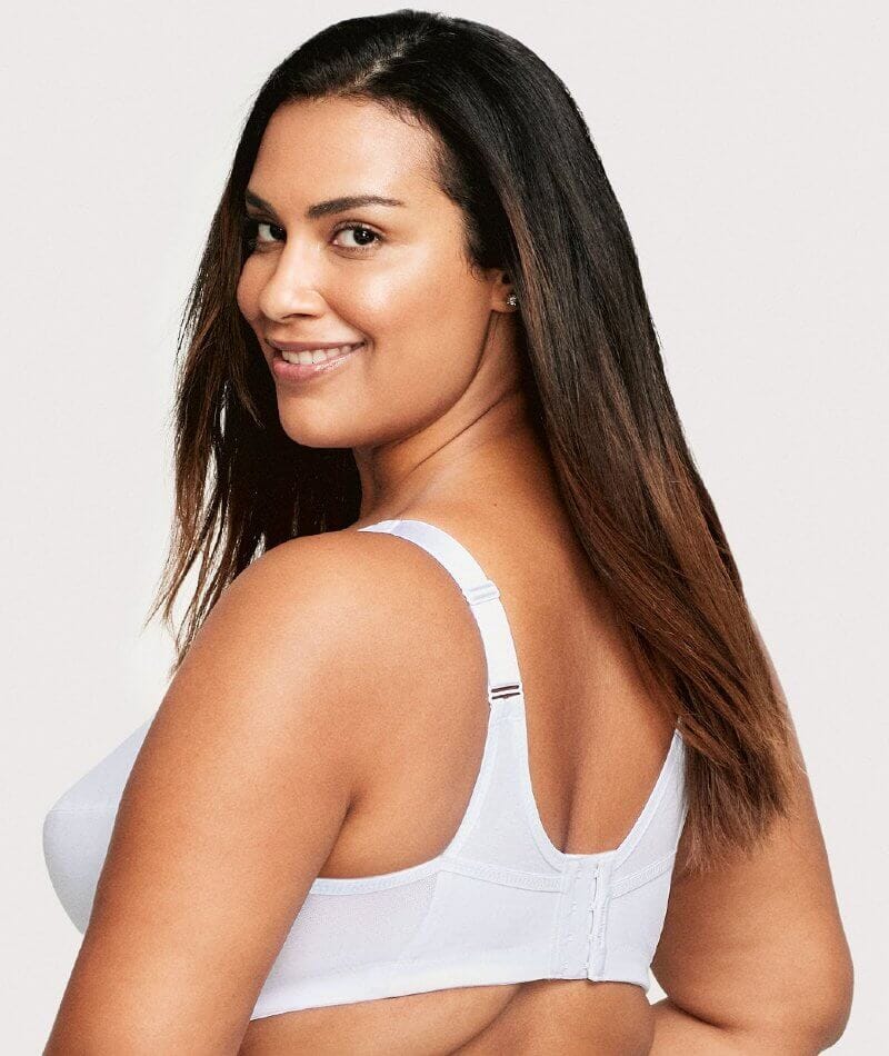 Glamorise Magiclift Active Support Wire-Free Bra - White Bras 