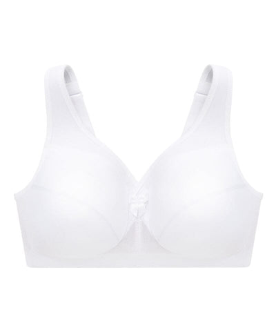 Glamorise Magiclift Active Support Wire-Free Bra - White Bras 