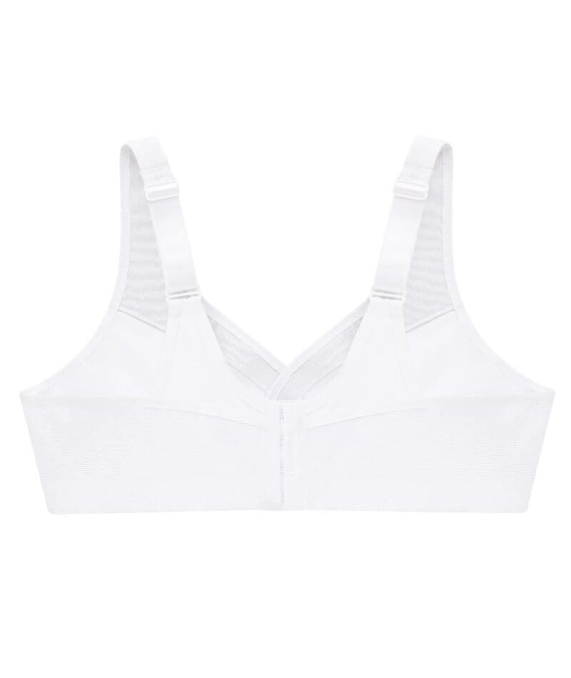 Glamorise Magiclift Active Support Wire-Free Bra - White Bras 