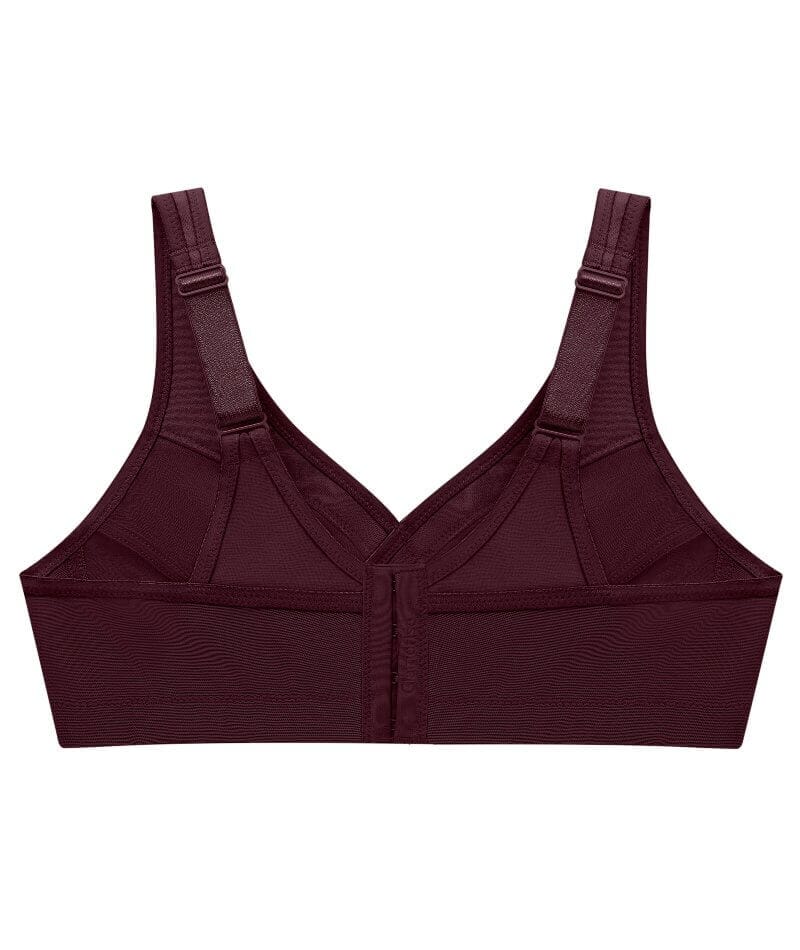 Glamorise Magiclift Active Support Wire-Free Bra - Wine Bras 