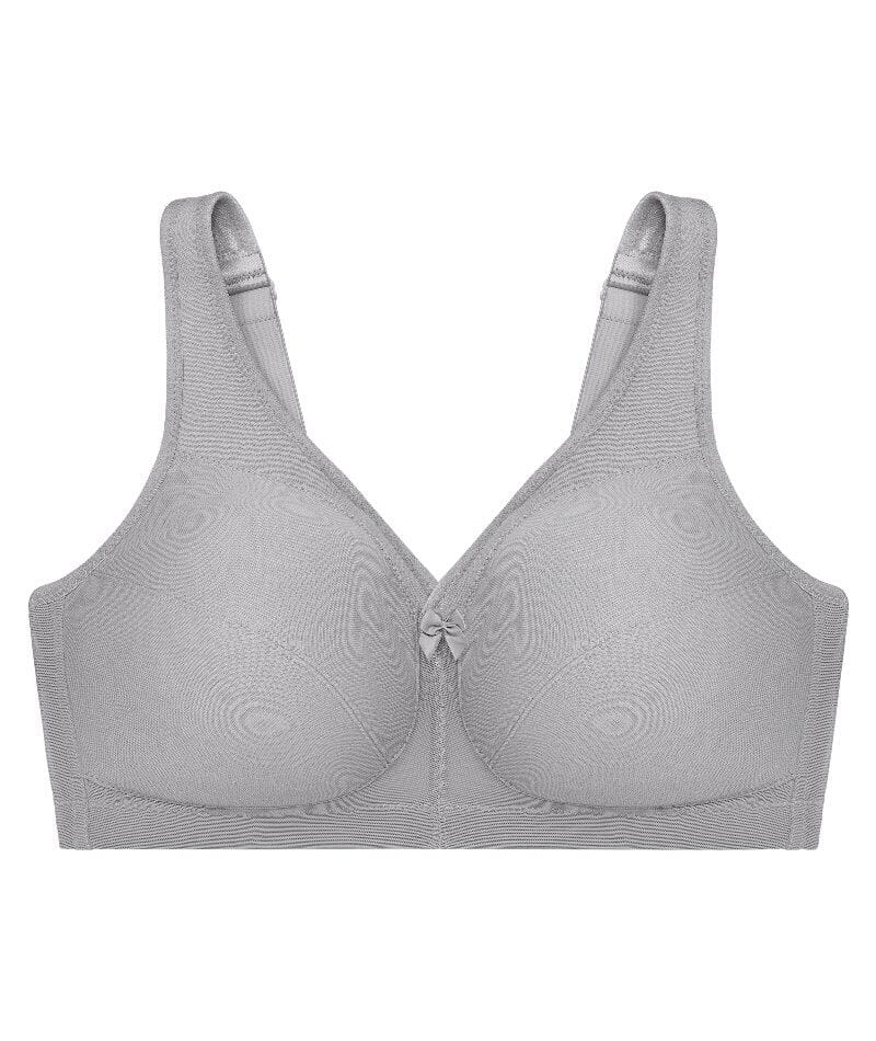 Glamorise Magiclift Active Support Wire-Free Bra - Gray Heather Bras 