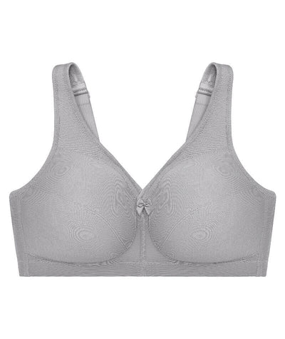 Glamorise Magiclift Active Support Wire-Free Bra - Gray Heather Bras 