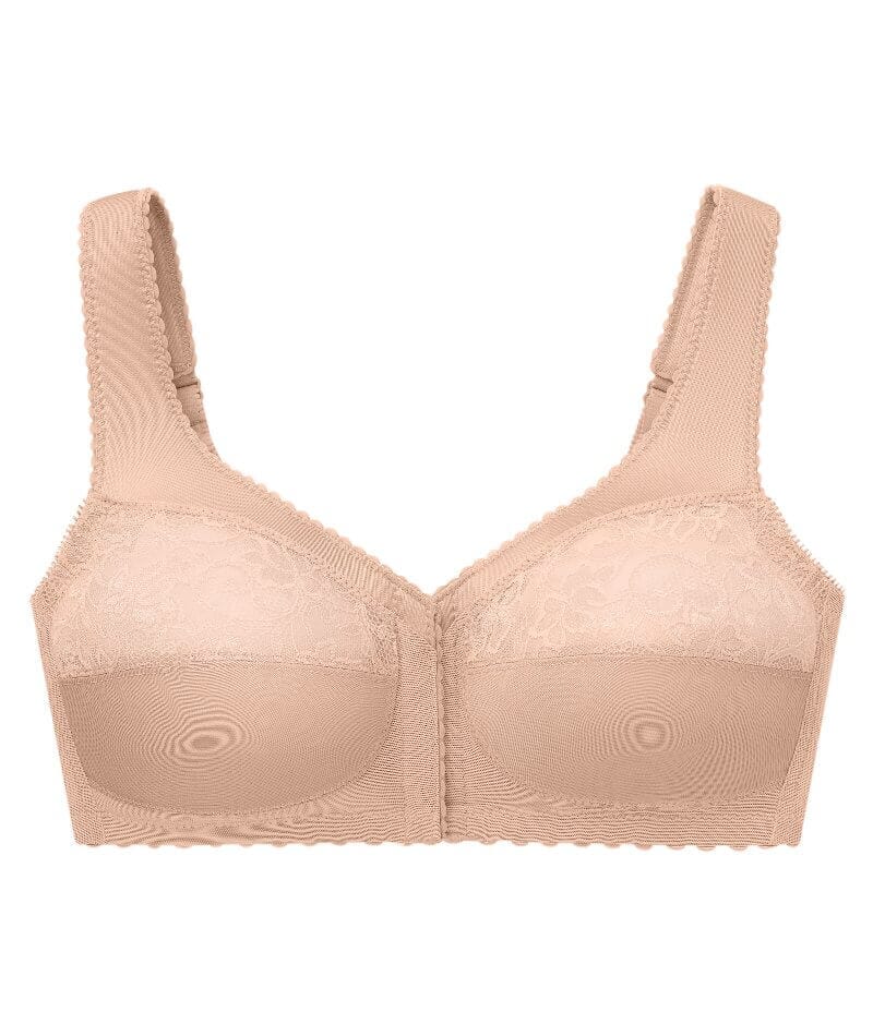 Glamorise Magiclift Front-Closure Support Wire-Free Bra - Blush Bras 
