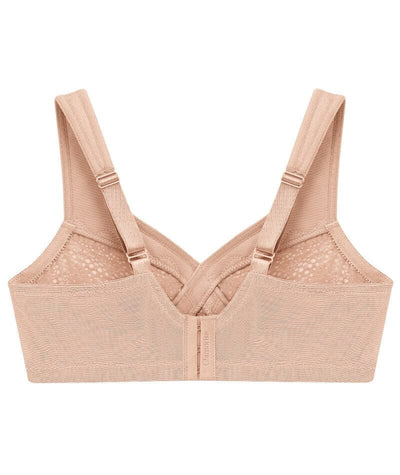 Glamorise Magiclift Moisture Control Wire-Free Bra 2 Pack - Cafe Bras 