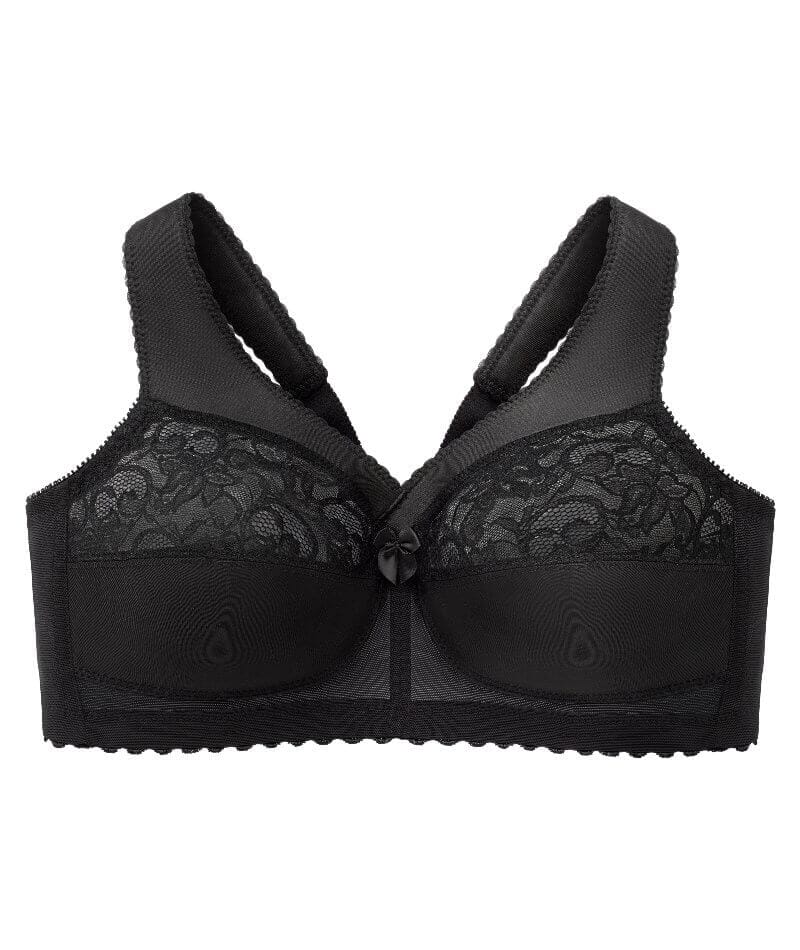 Glamorise Magiclift Original Wire-Free Support Bra - Black Bras 