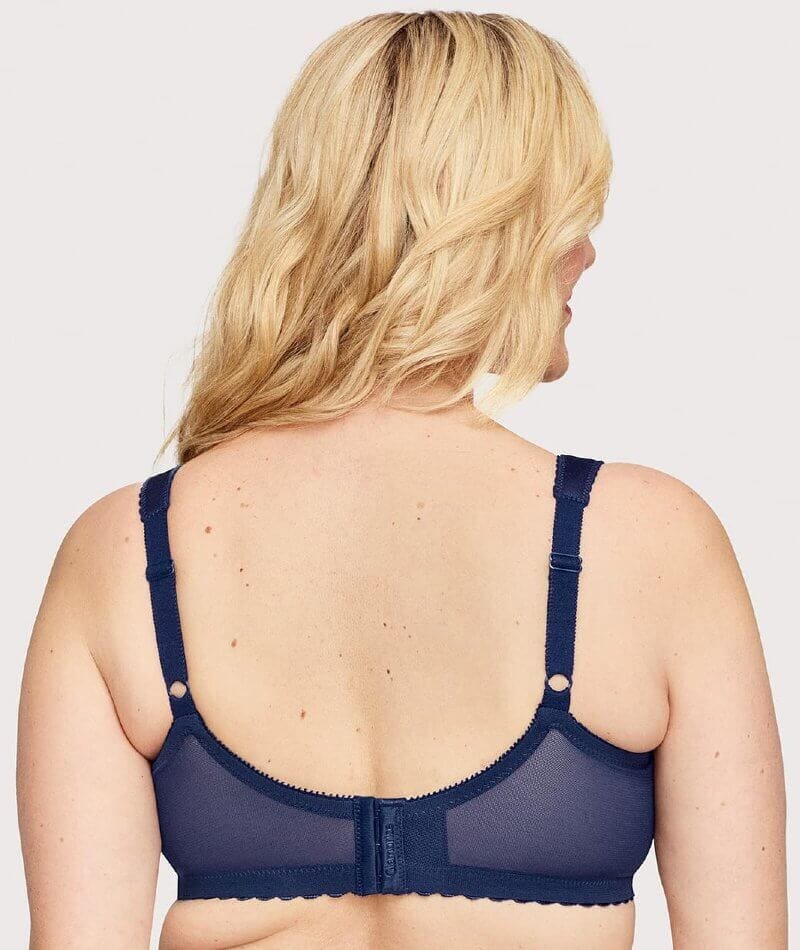 Glamorise Magiclift Original Wire-Free Support Bra - Blue Bras 