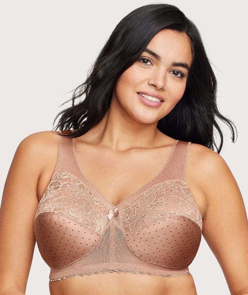 Glamorise Magiclift Original Wire-Free Support Bra - Cappuccino Bras 