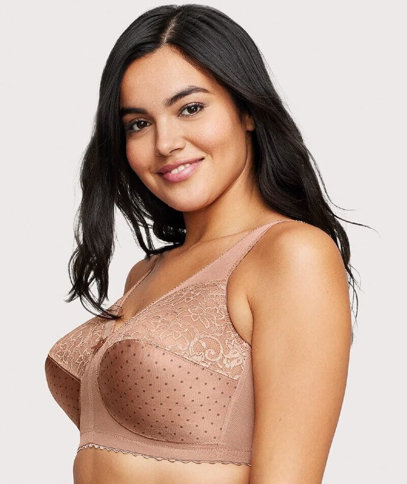 Glamorise Magiclift Original Wire-Free Support Bra - Cappuccino Bras 