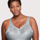 Glamorise Magiclift Original Wire-Free Support Bra - Soft Gray