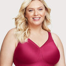 Glamorise Magiclift Seamless Wire-Free Sports Bra - Ruby Red