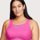 Glamorise No-Bounce Camisole Wire-Free Sports Bra - Rose Violet