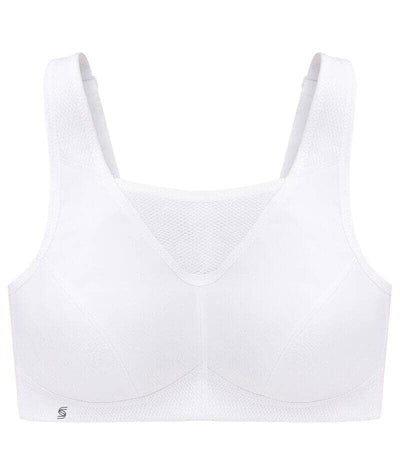 Glamorise No-Bounce Camisole Wire-Free Sports Bra 2 Pack - White Bras 
