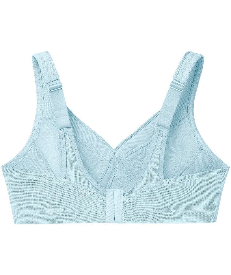 Glamorise Magiclift Seamless Wire-Free Sports Bra - Frosted Aqua Bras 