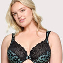Glamorise WonderWire Front-Closure Bra - Centennial Leopard