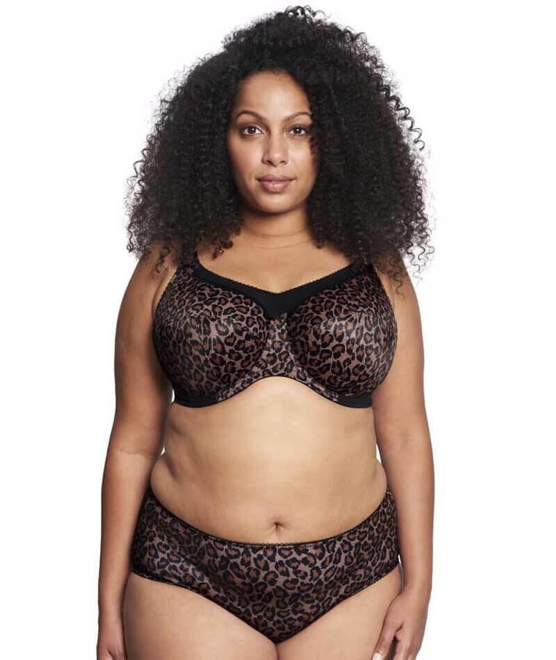 Goddess Kayla Underwire Full Cup Bra - Dark Leopard Bras 