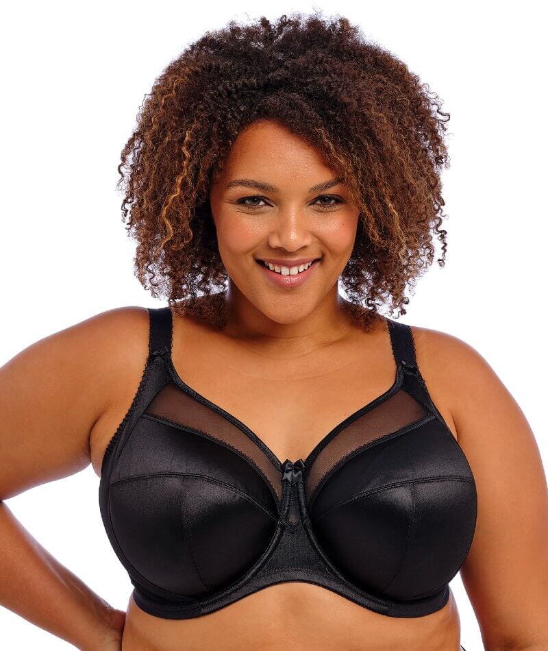 Goddess Keira Underwired Banded Bra - Black Bras  