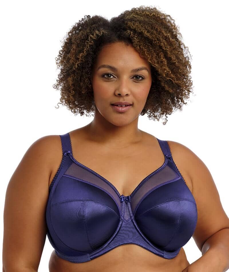 Goddess Keira Underwired Banded Bra - Ink Bras  